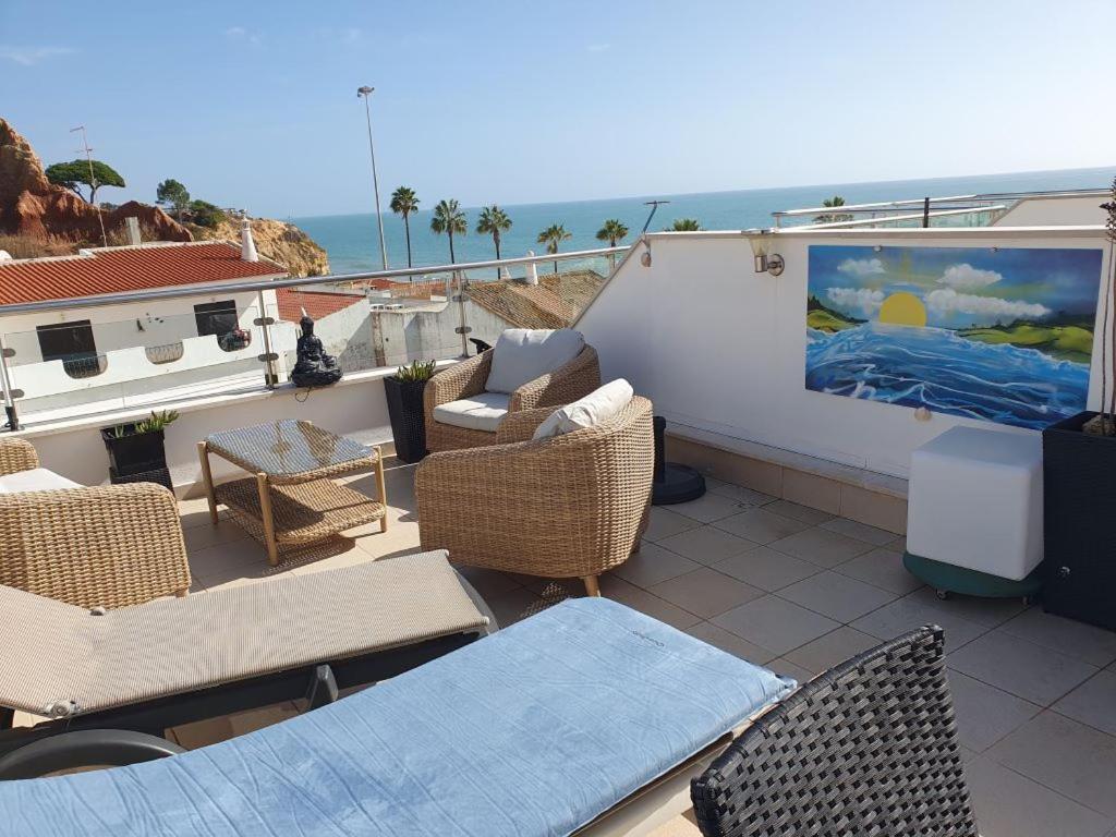 Magnifique Duplex Avec Piscine En Bord De Mer Leilighet Olhos de Agua  Eksteriør bilde